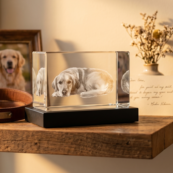 Landscape pet crystal keepsake